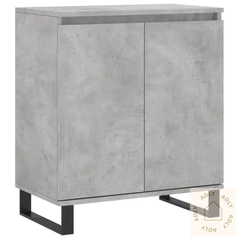 Skjenk Betonggrå 60X35X70 Cm Konstruert Tre