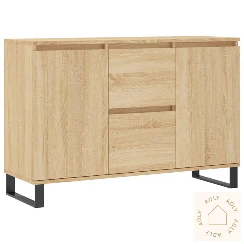 Skjenk Sonoma Eik 104X35X70 Cm Konstruert Tre