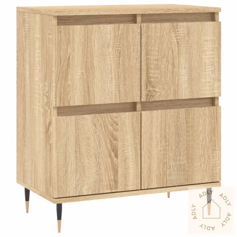Skjenk Sonoma Eik 60X35X70 Cm Konstruert Tre