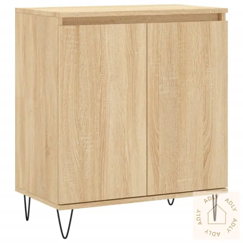 Skjenk Sonoma Eik 60X35X70 Cm Konstruert Tre