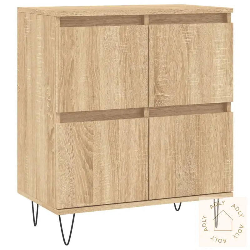 Skjenk Sonoma Eik 60X35X70 Cm Konstruert Tre
