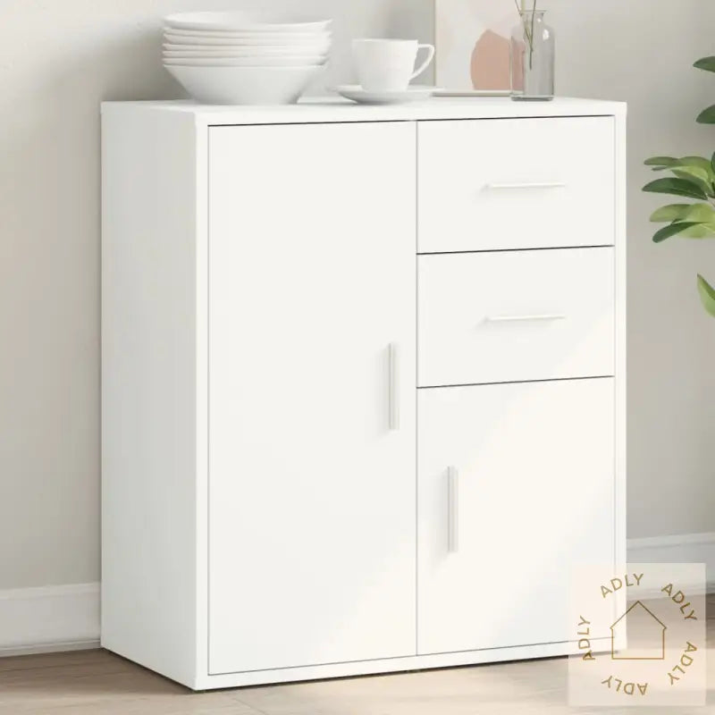 Skjenk Hvit 60X31X70 Cm Konstruert Tre