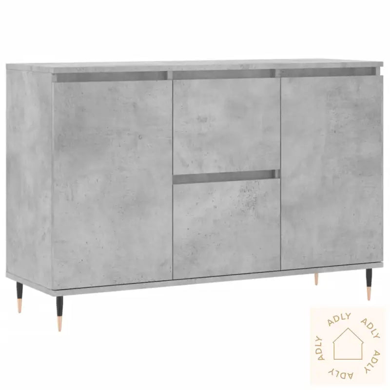 Skjenk Grå 104X35X70 Cm Konstruert Tre