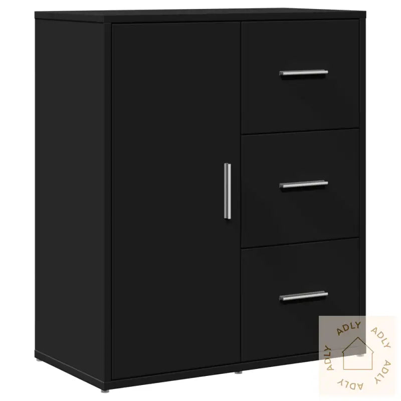 Skjenk Svart 60X31X70 Cm Konstruert Tre