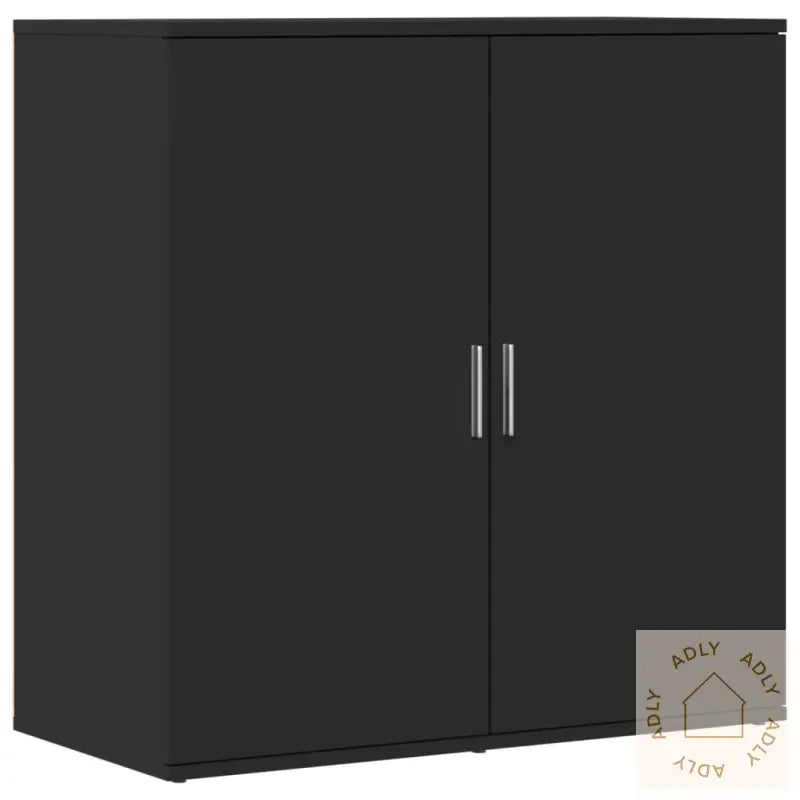 Skjenk Svart 79X38X80 Cm Konstruert Tre