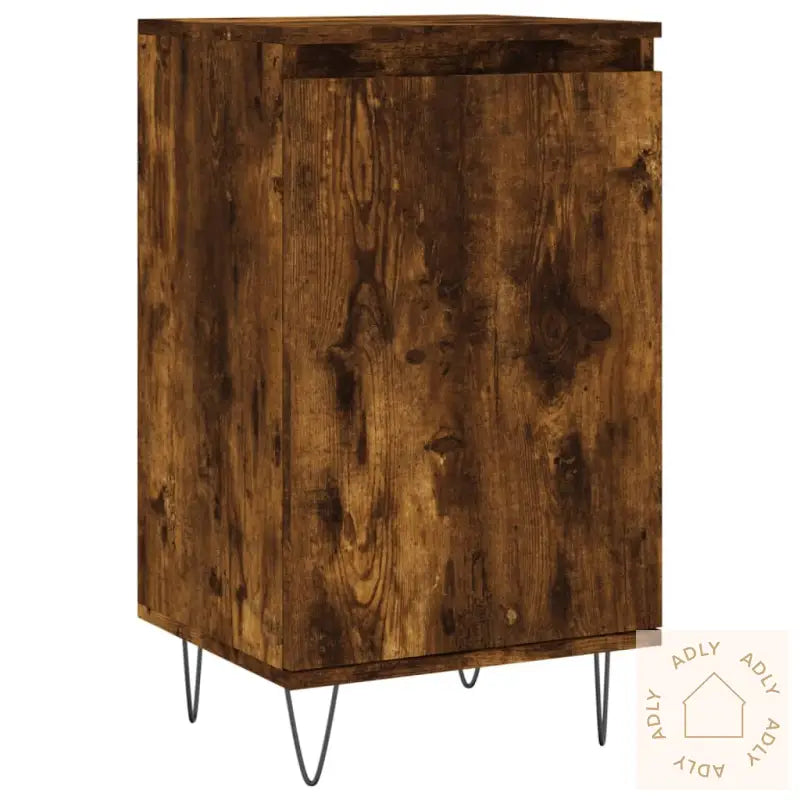 Skjenk Røkt Eik 40X35X70 Cm Konstruert Tre