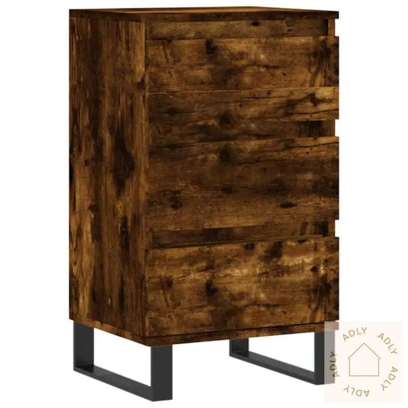 Skjenk Røkt Eik 40X35X70 Cm Konstruert Tre