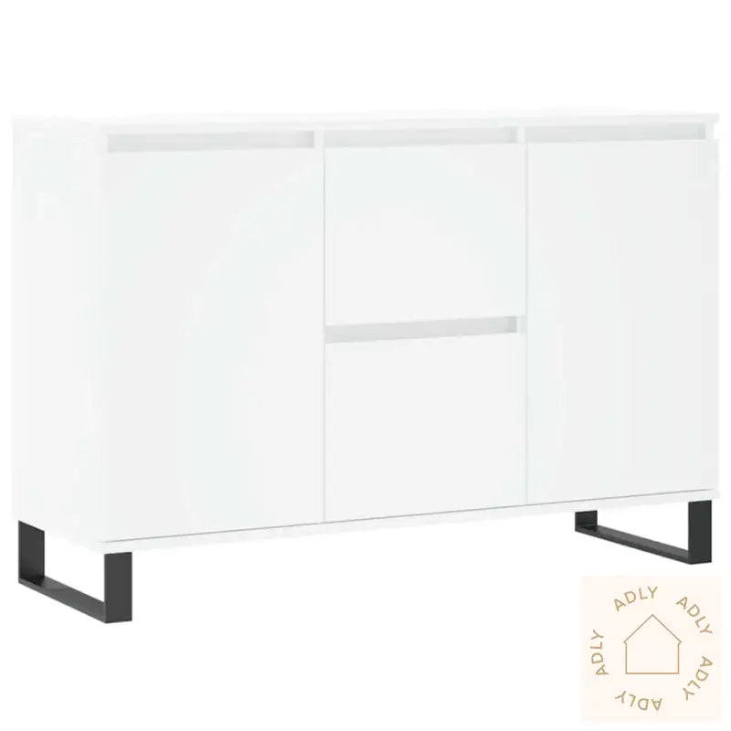 Skjenk Hvit 104X35X70 Cm Konstruert Tre