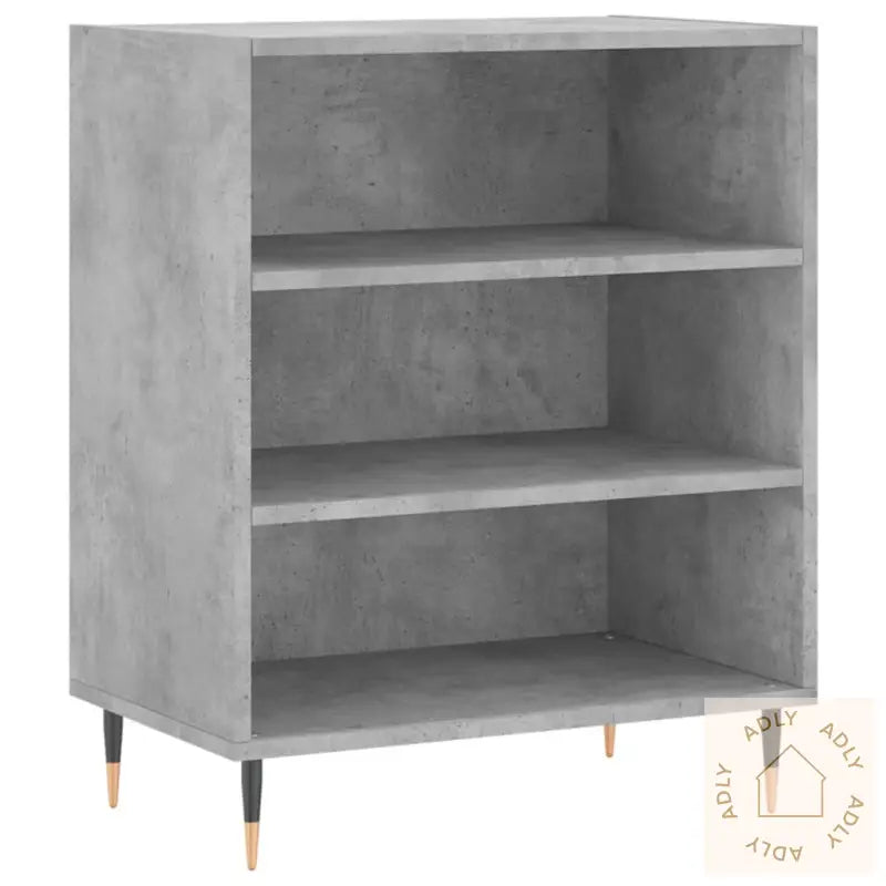 Skjenk Betonggrå 57X35X70 Cm Konstruert Tre