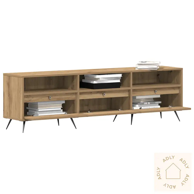 Tv-Benk I Kunstig Eik 150X30X44,5 Cm