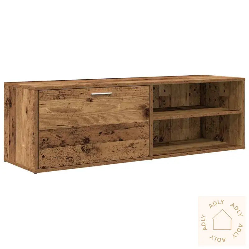 Tv-Benk Gammelt Tre 120X34X37 Cm Konstruert Tre