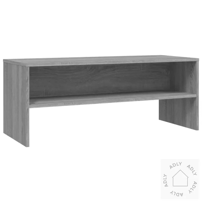 Tv-Benk Grå Sonoma 100X40X40 Cm Konstruert Tre