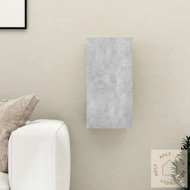 Tv-Benk Betonggrå 30,5X30X60 Cm Sponplate