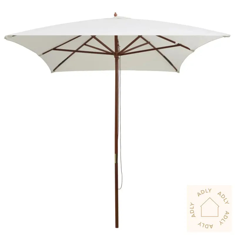 Parasoll 200X300 Cm Trestang Kremhvit
