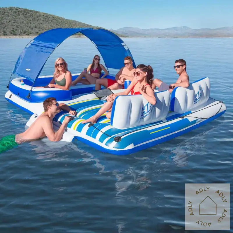 Bestway Oppblåsbar Øy Tropical Breeze 389X274 Cm 43105