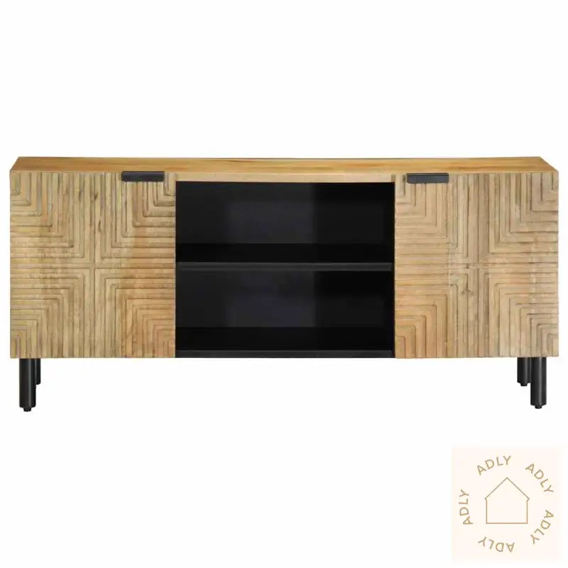 Tv-Benk Brun 105X33X46 Cm Heltre Mango
