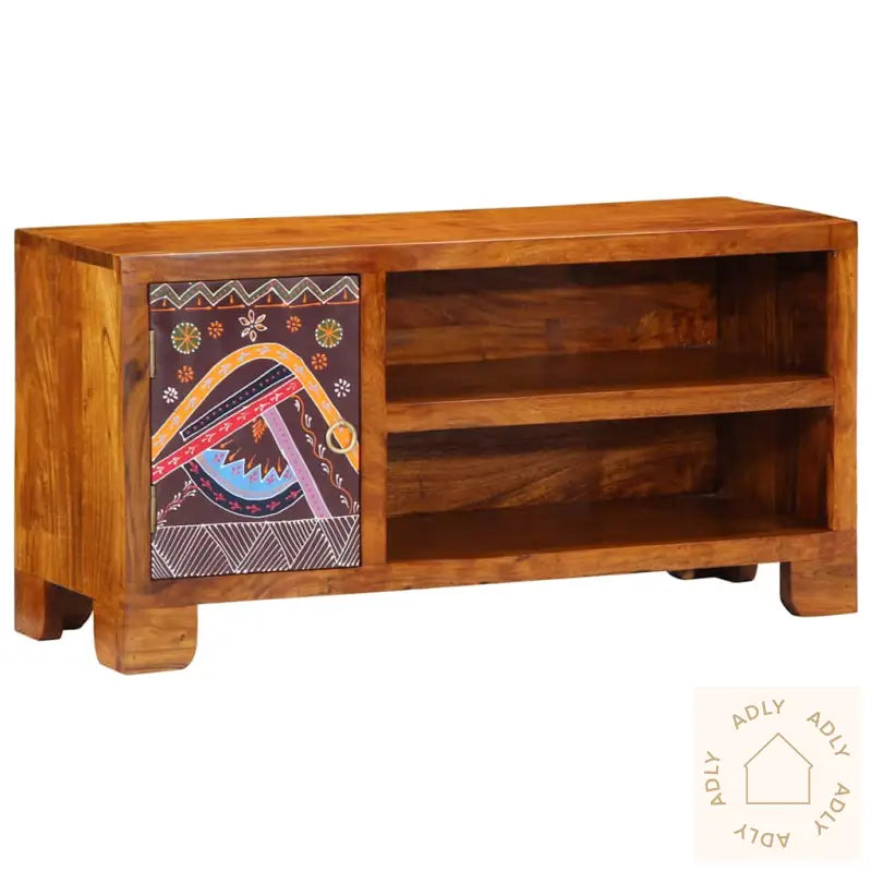Tv-Skap Flerfarget 90X30X45 Heltre Akasie