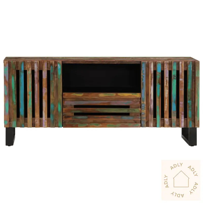 Tv-Benk 100X34X46 Cm Heltre Akasie