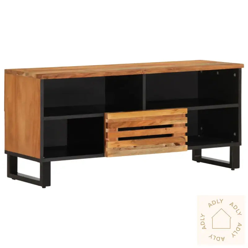 Tv-Benk 100X34X46 Cm Heltre Akasie
