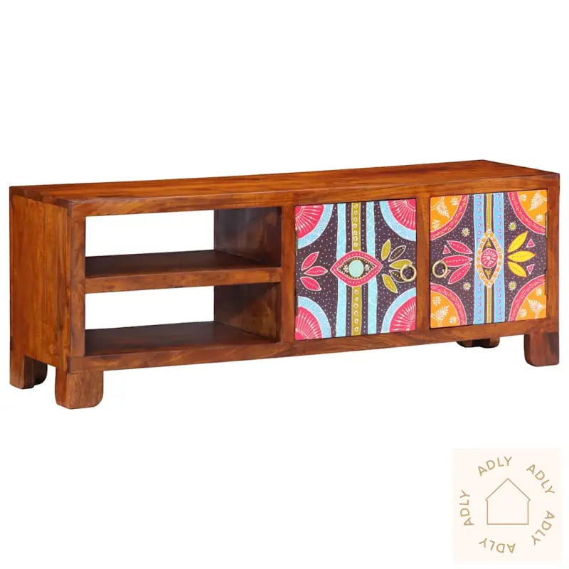 Tv-Skap Flerfarget 110X30X40 Heltre Akasie