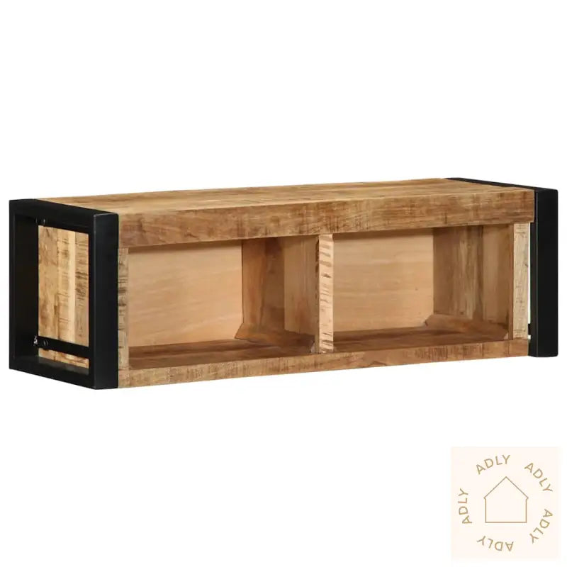 Tv-Benk 80X30X25 Cm Grovt Heltre Mangotre