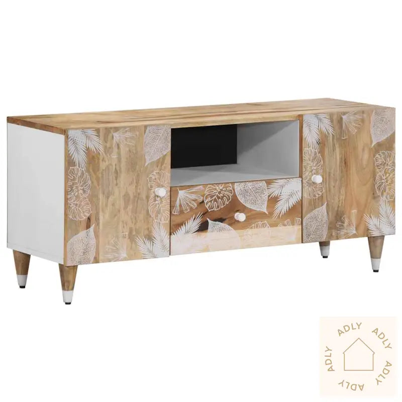 Tv-Benk 105X33,5X46 Cm Heltre Mango
