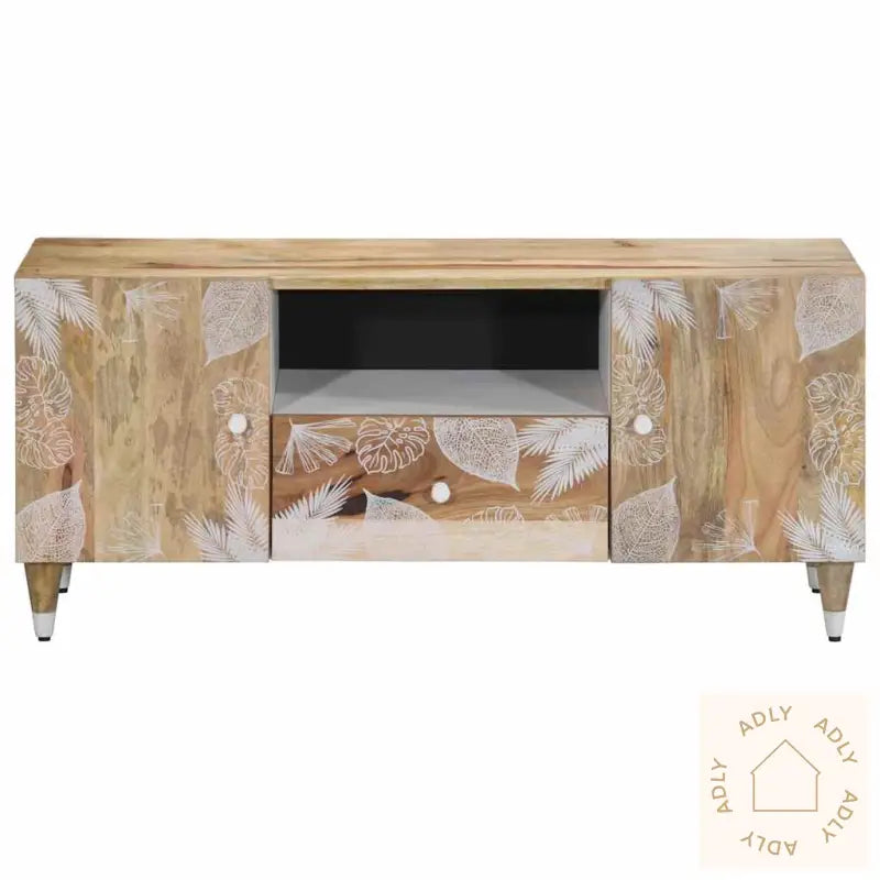 Tv-Benk 105X33,5X46 Cm Heltre Mango