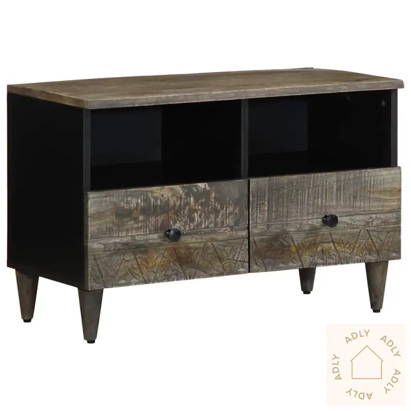 Tv-Benk Lysegrå 70X33,5X46 Cm Heltre Mango