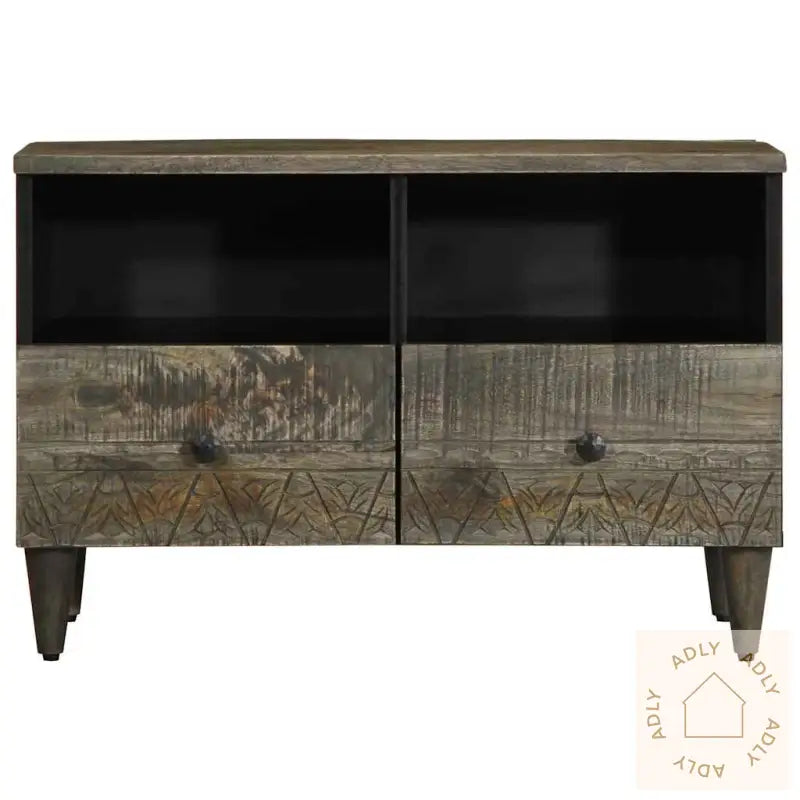 Tv-Benk Lysegrå 70X33,5X46 Cm Heltre Mango