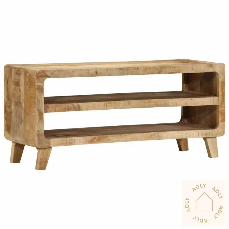 Tv-Benk 105X46X32 Cm Grov Heltre Mango