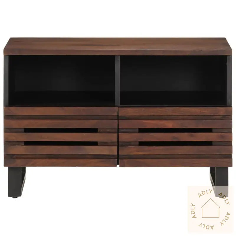 Tv-Benk Brun 70X34X46 Cm Heltre Mango