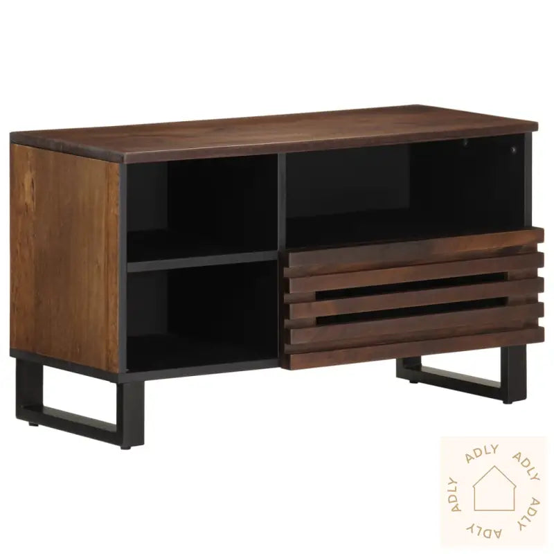 Tv-Benk Brun 80X34X46 Cm Heltre Mango