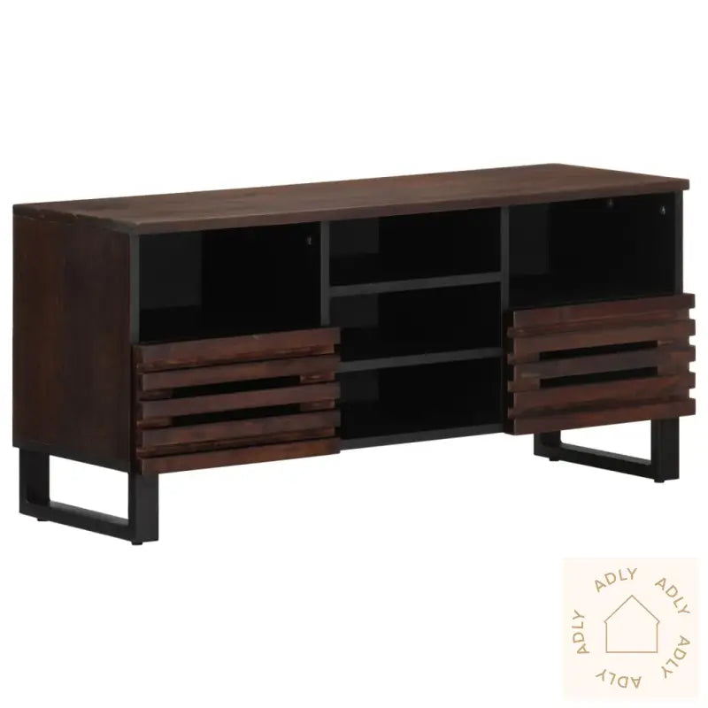 Tv-Benk Brun 100X34X46 Cm Heltre Mango