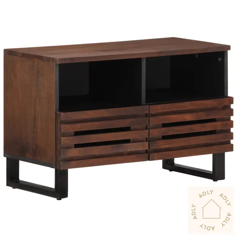 Tv-Benk Brun 70X34X46 Cm Heltre Mango