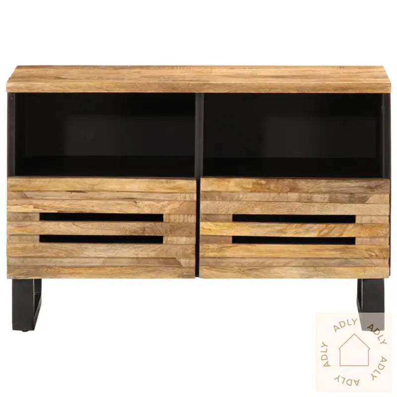 Tv-Benk 70X34X46 Cm Grovt Heltre Mangotre