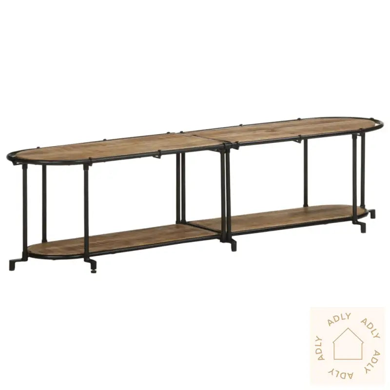 Tv-Benk 160X42X40 Cm Grov Heltre Mango