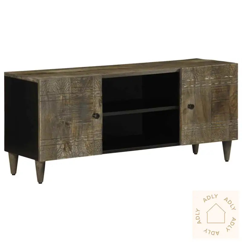 Tv-Benk Lysegrå 105X33,5X46 Cm Heltre Mango