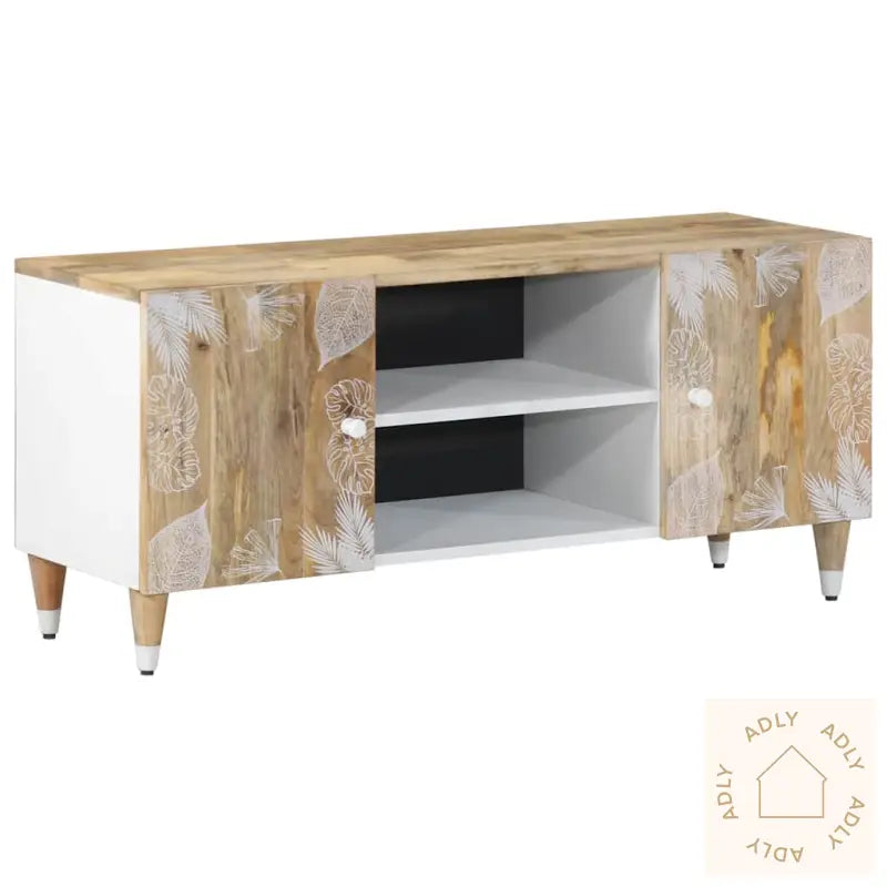 Tv-Benk 105X33,5X46 Cm Heltre Mango
