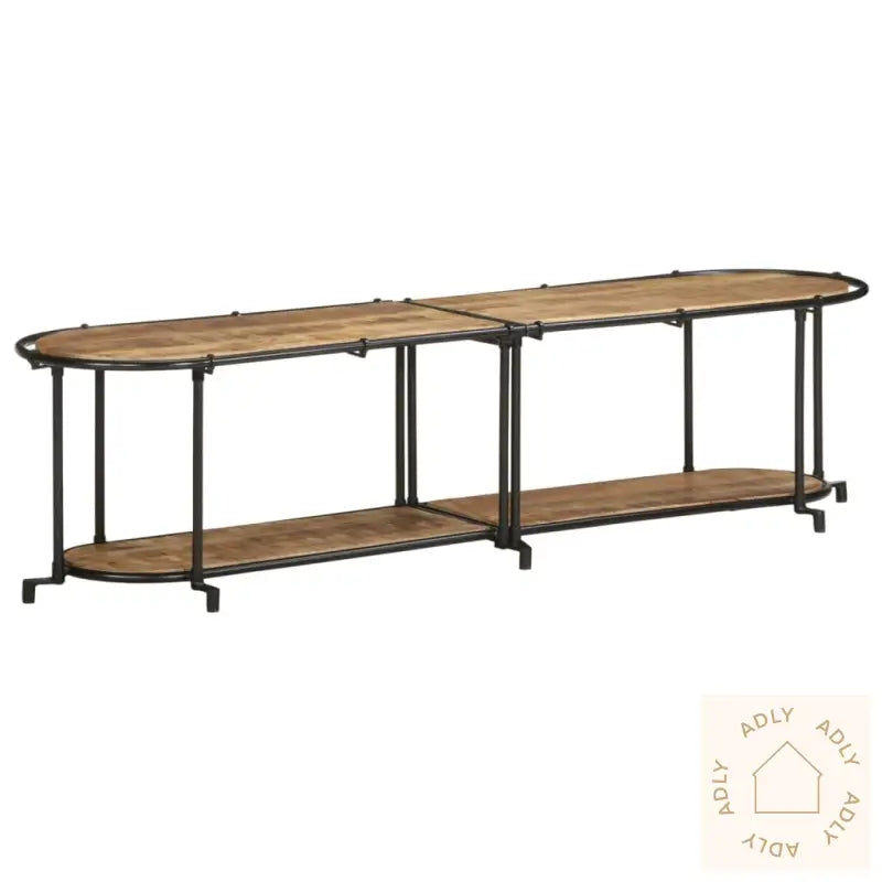 Tv-Benk 160X42X40 Cm Grov Heltre Mango