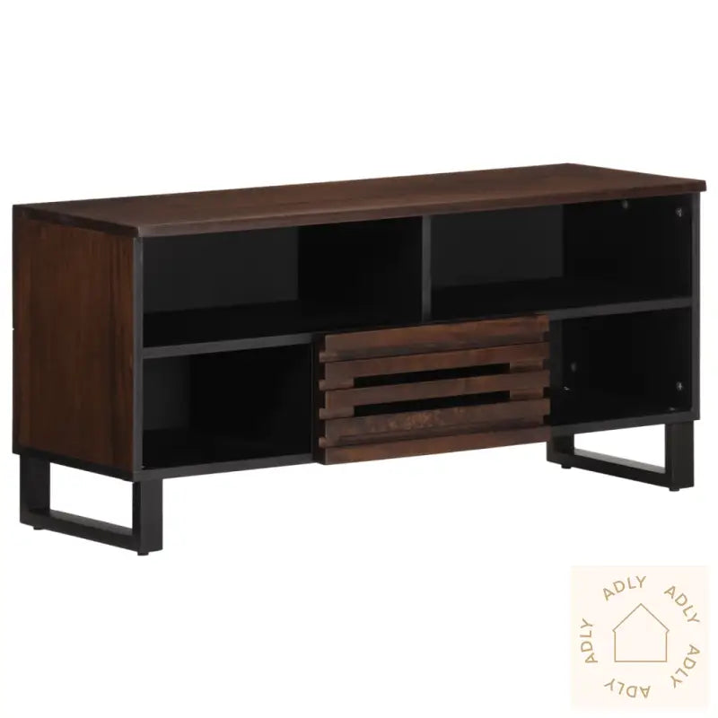 Tv-Benk Brun 100X34X46 Cm Heltre Mango