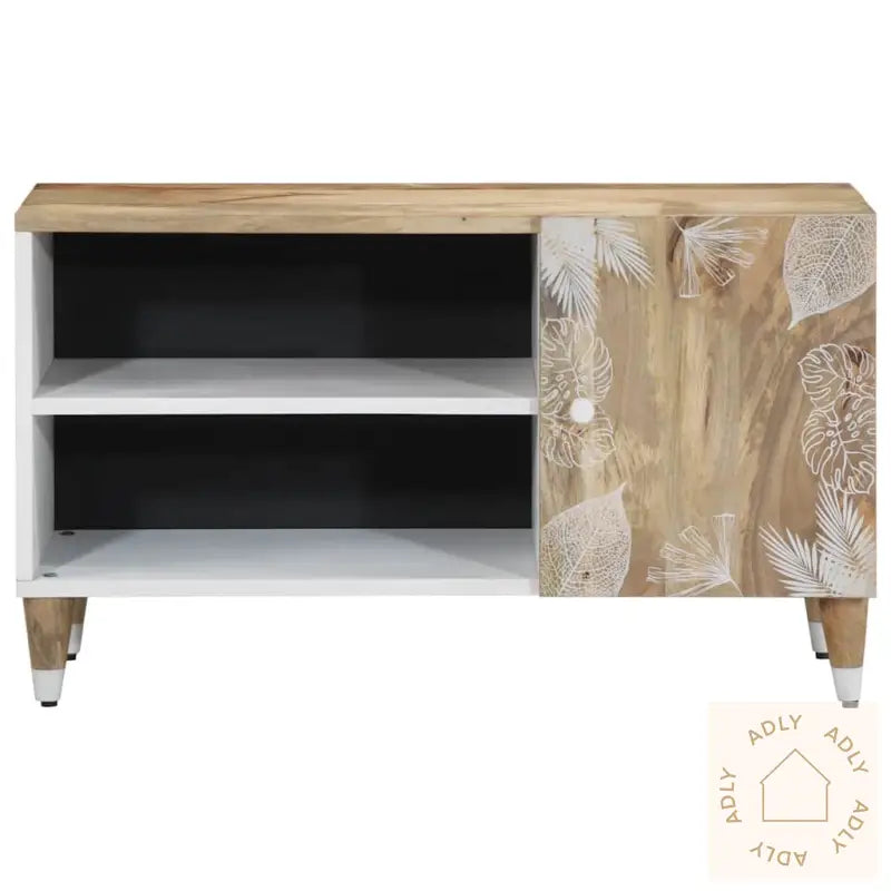 Tv-Benk 80X31,5X46 Cm Heltre Mango