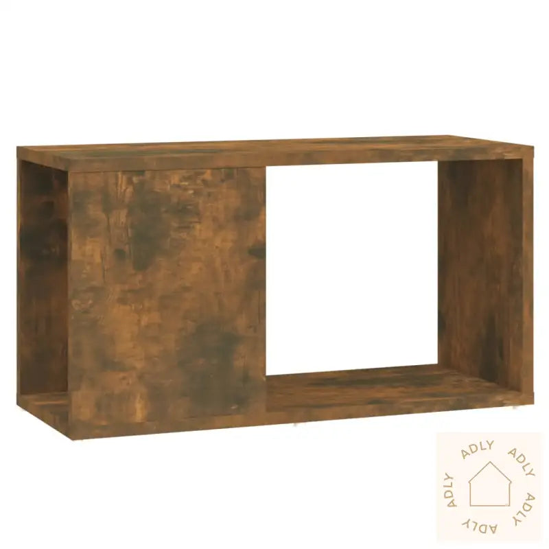 Tv-Benk Røkt Eik 60X24X32 Cm Konstruert Tre