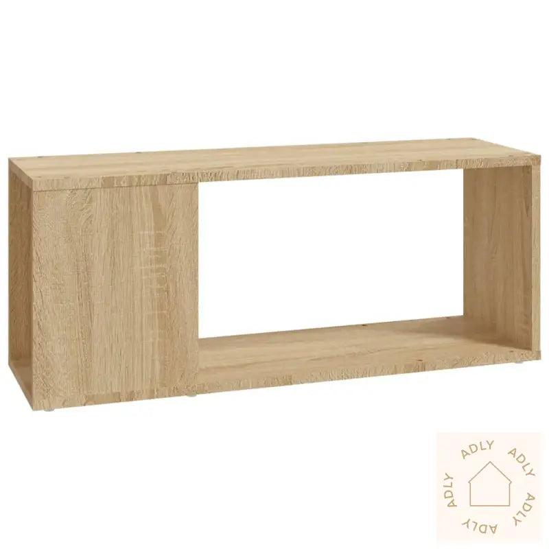 Tv-Benk Sonoma Eik 80X24X32 Cm Konstruert Tre