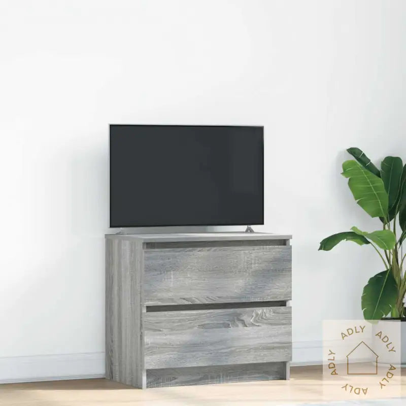 Tv-Benk Grå Sonoma 60X35X54 Cm Konstruert Tre