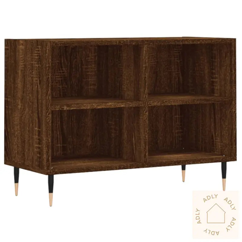 Tv-Benk Brun Eik 69,5X30X50 Cm Konstruert Tre