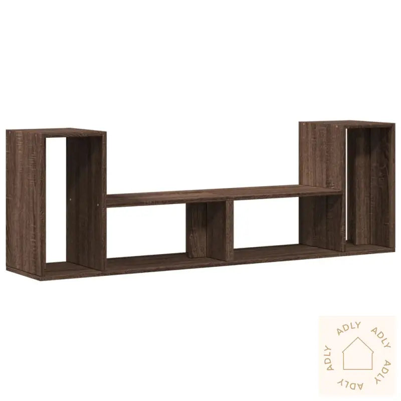 Tv-Benker 2 Stk Brun Eik 75X30X50 Cm Konstruert Tre