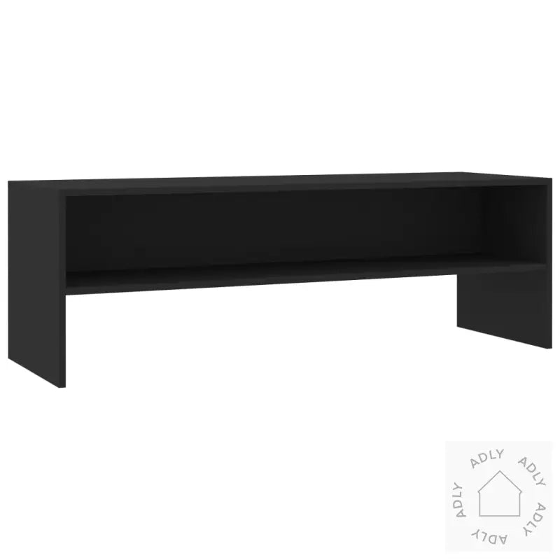 Tv-Benk Svart 120X40X40 Cm Konstruert Tre