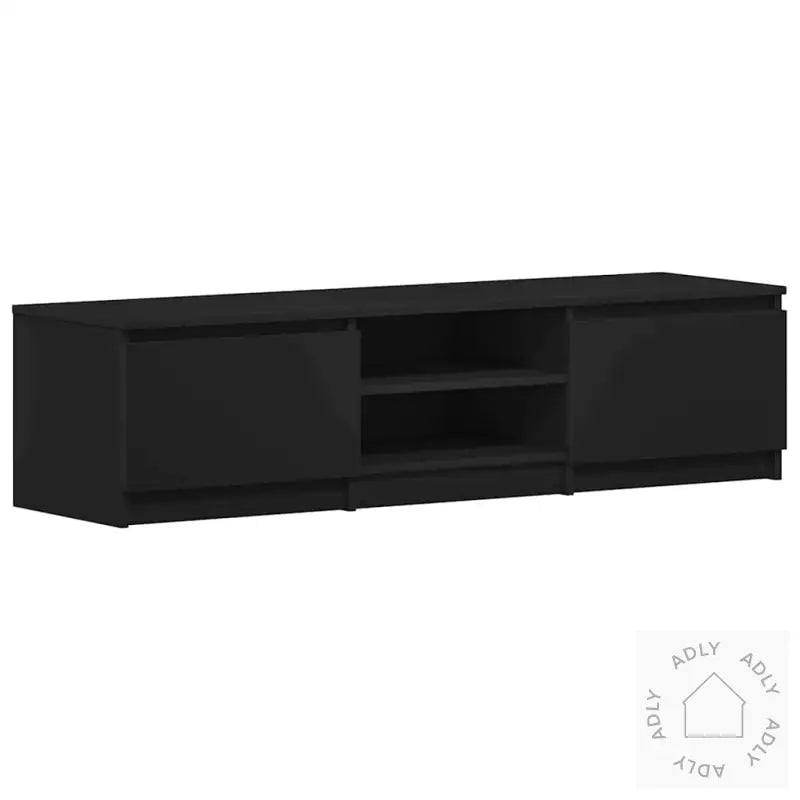 Tv-Benk Svart 140X40X35,5 Cm Konstruert Tre