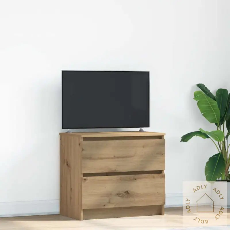 Tv-Benk Artisan Eik 60X35X54 Cm Konstruert Tre
