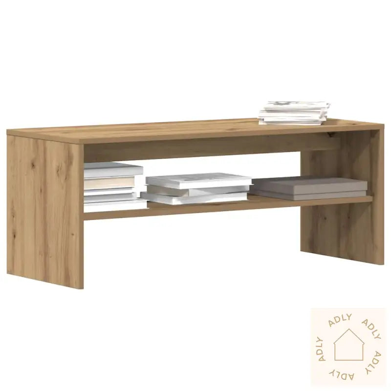 Tv-Benk Artisan Eik 100X40X40 Cm Konstruert Tre